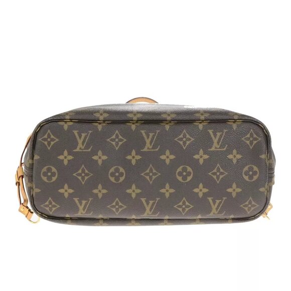LOUIS VUITTON Neverfull PM Shoulder Tote Bag Monogram Leather BN M40155 55YG761 - Picture 12 of 16